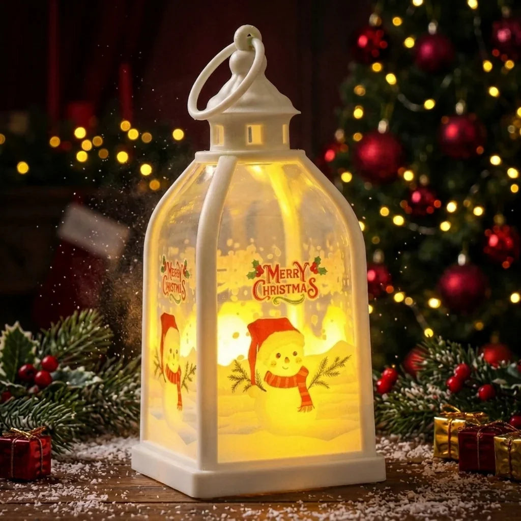 Christmas Lantern Battery-Powered Soft Light Festive Motif
