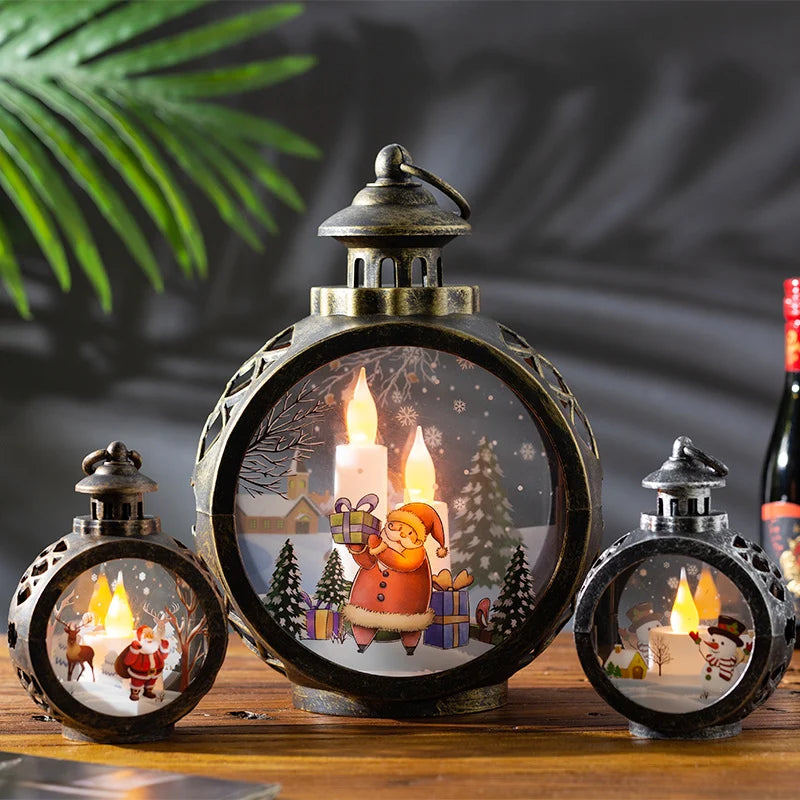 Christmas Lantern Energy-Efficient LED Indoor & Outdoor