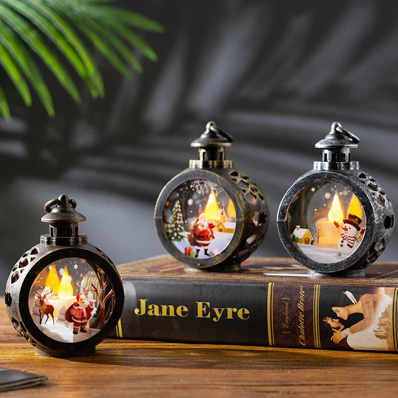 Christmas Lantern Energy-Efficient LED Indoor & Outdoor