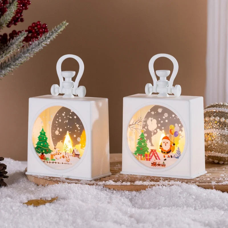 Christmas Lantern Flameless LED Plush Figures
