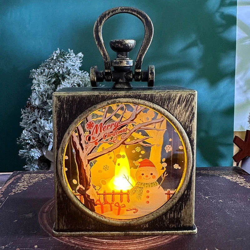 Christmas Lantern Flameless LED Plush Figures