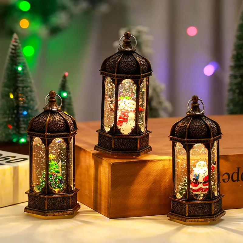 Christmas Lantern Handcrafted Motifs & Moving Scenes