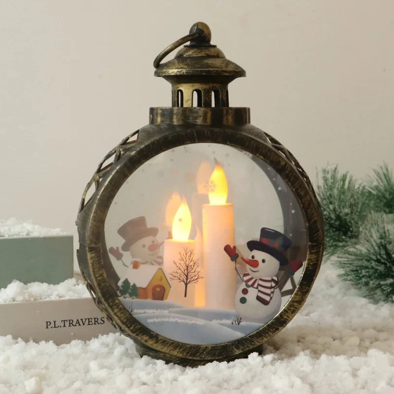 Christmas Lantern LED Weather-Resistant Indoor & Outdoor