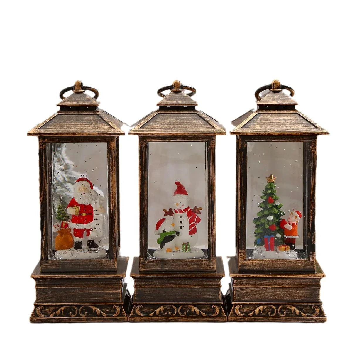 Christmas Lantern Snowman Design & Integrated LED