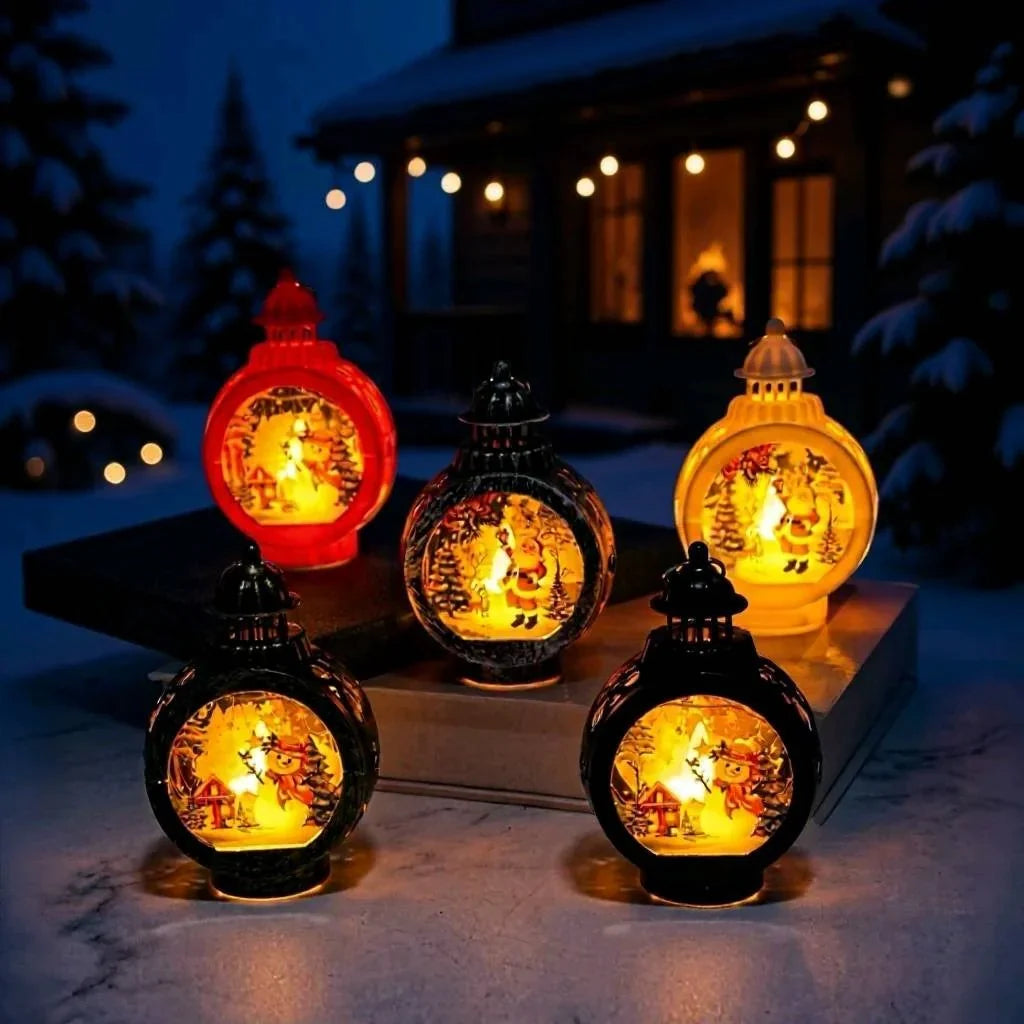 Christmas Lantern Warm Glow Hanger & Stable Base