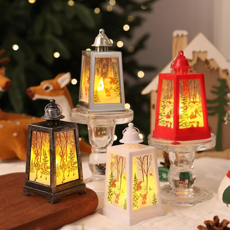 Christmas Lantern Warm LED Winter Motifs