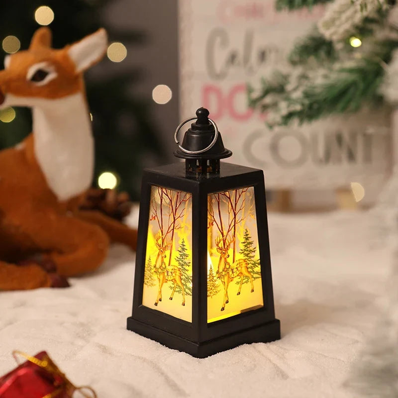 Christmas Lantern Warm LED Winter Motifs
