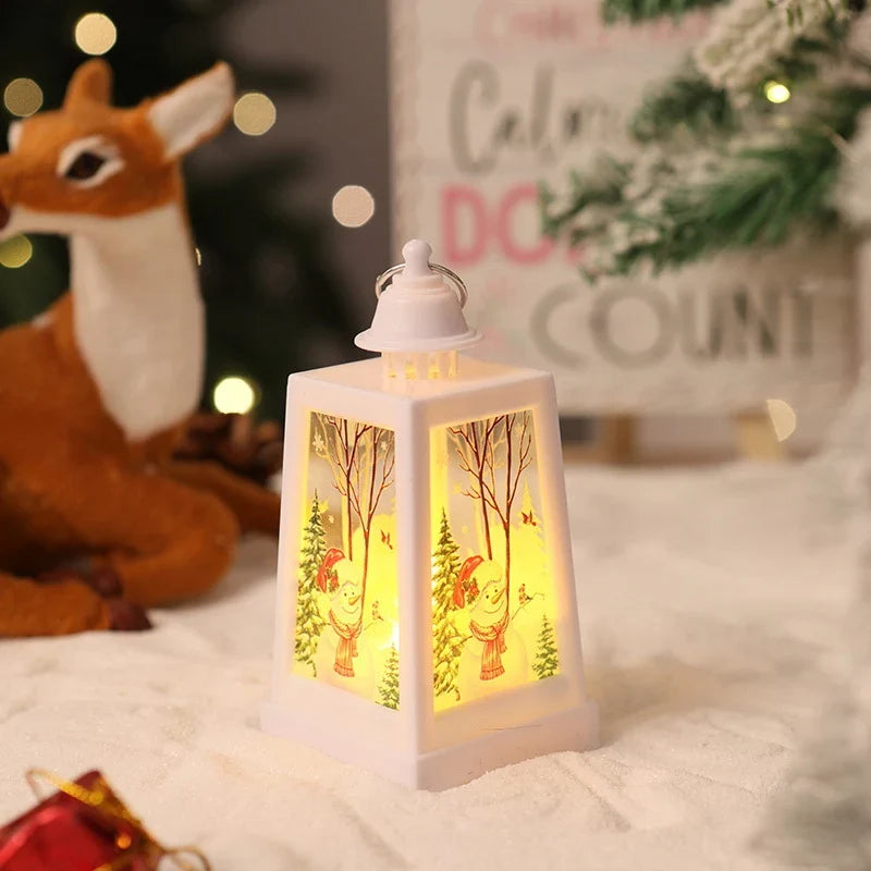 Christmas Lantern Warm LED Winter Motifs