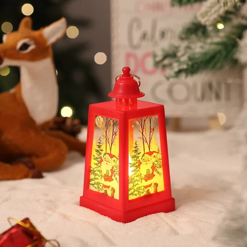 Christmas Lantern Warm LED Winter Motifs