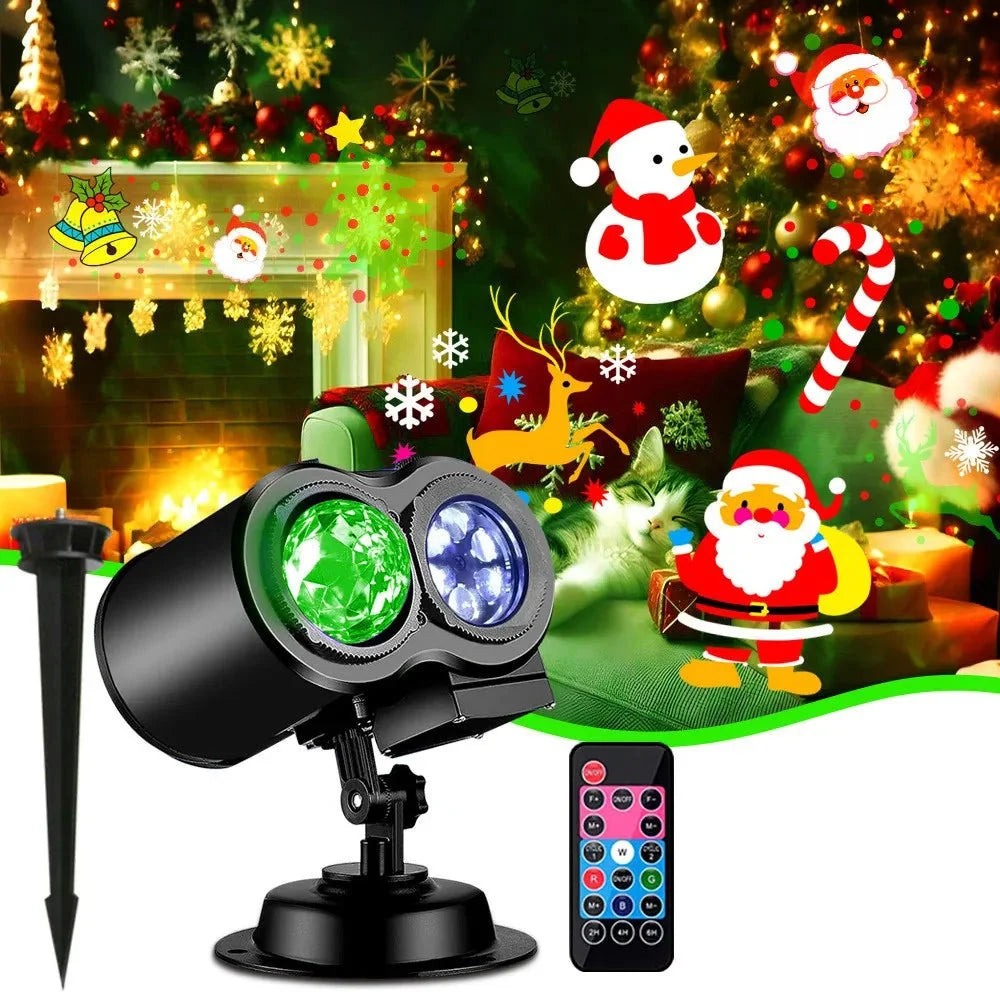 Christmas Light Projector 16 Slides Indoor & Outdoor Use