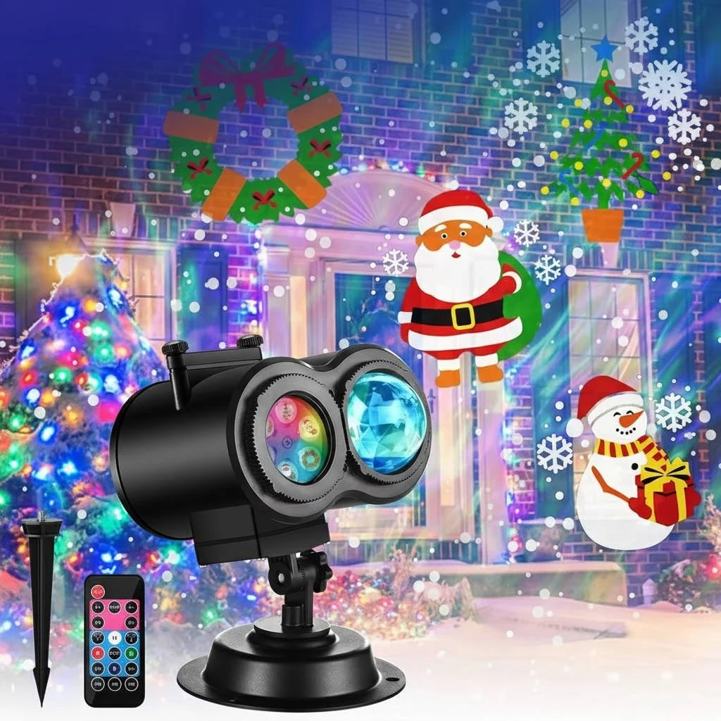 Christmas Light Projector 16 Slides Indoor & Outdoor Use