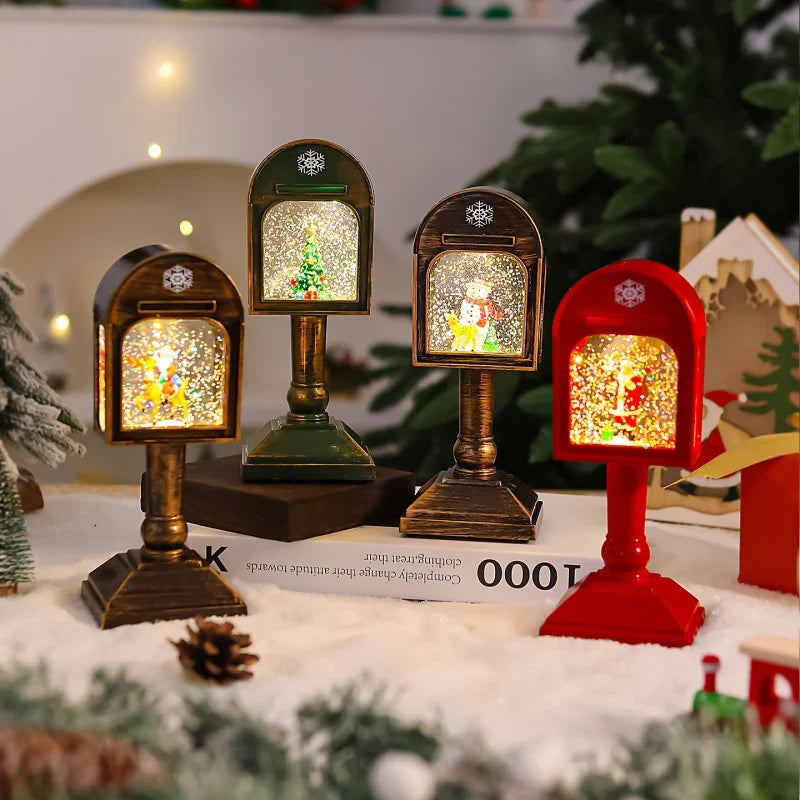 Christmas Mailbox Integrated LED No Wiring Or Batteries