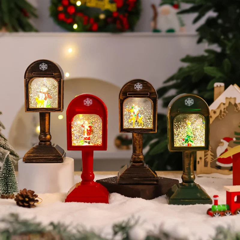 Christmas Mailbox Integrated LED No Wiring Or Batteries
