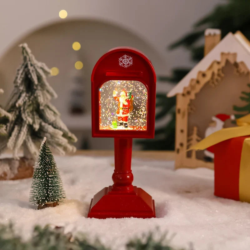 Christmas Mailbox Integrated LED No Wiring Or Batteries