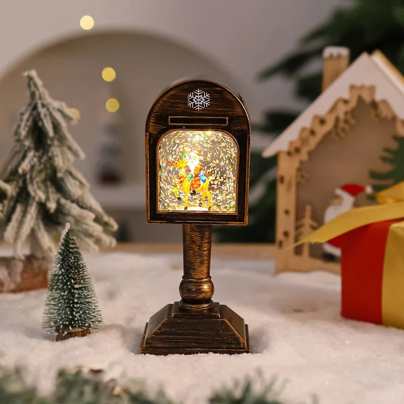 Christmas Mailbox Integrated LED No Wiring Or Batteries