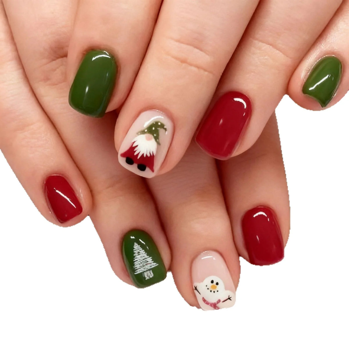 Christmas Nail Art Kit Festive Designs Chip-Resistant