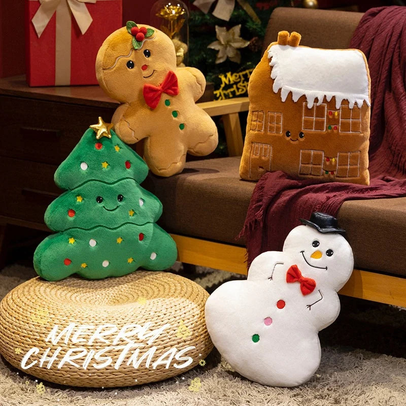 Christmas Plush Toy Short-Pile Washable 13.8-Inch Figure