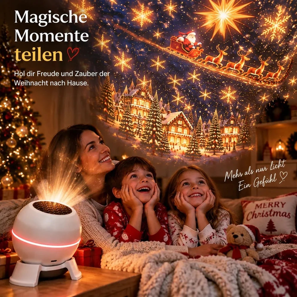 Christmas Projector Light Indoor Festive Motifs Warm Lighting Effects