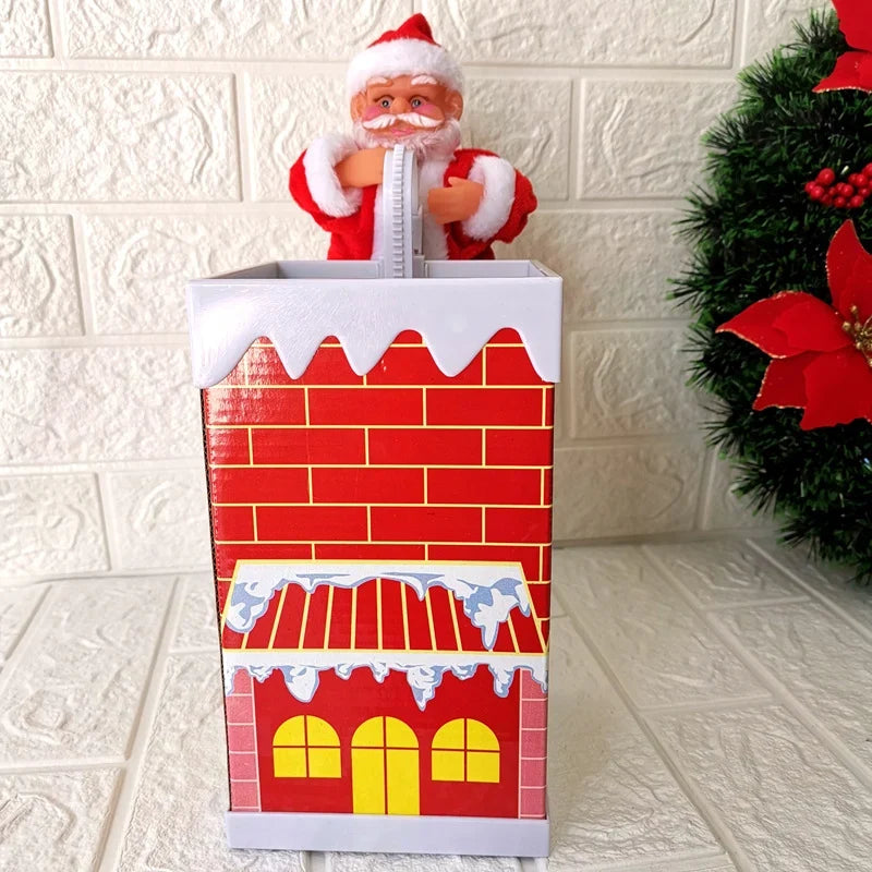Christmas Santa Figure Electric Climbing Indoor & Outdoor
