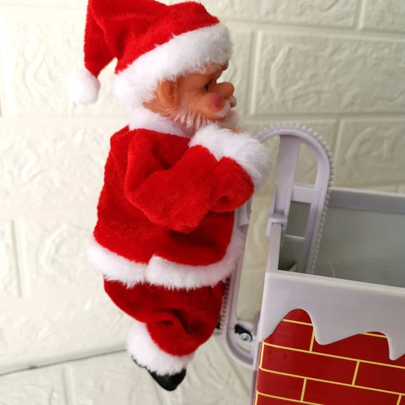 Christmas Santa Figure Electric Climbing Indoor & Outdoor