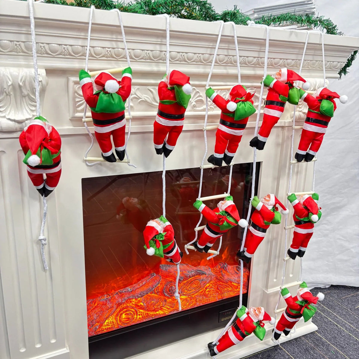 Christmas Santa Figurine Weather-Resistant Indoor & Outdoor