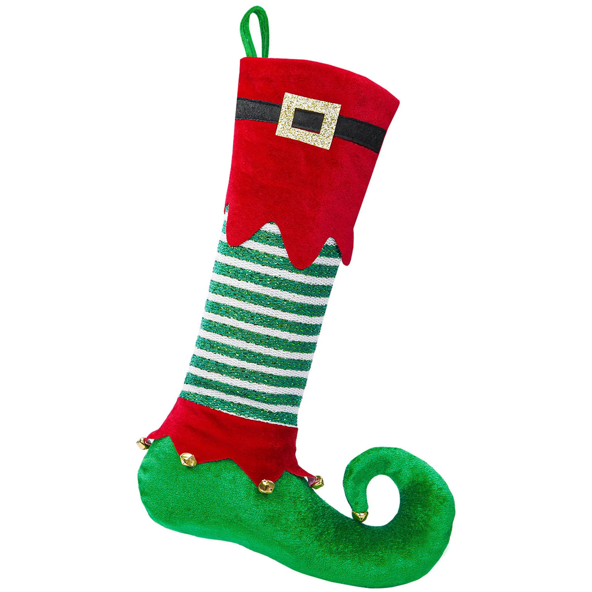 Christmas Stocking Santa Design With Hanging Loop