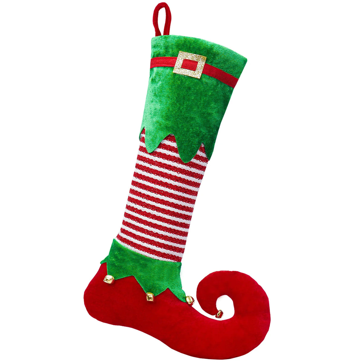 Christmas Stocking Santa Design With Hanging Loop