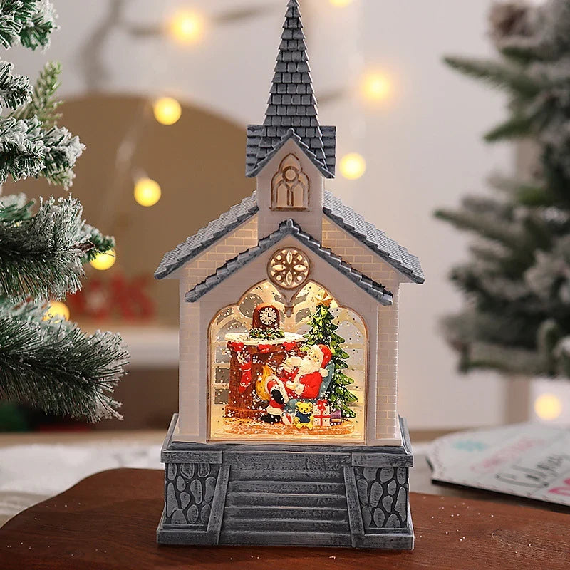 Christmas Tabletop Decoration Built In LED Easy Setup