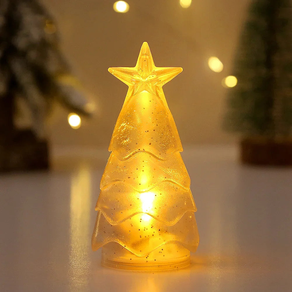 Christmas Tree Candle Holder Tealight Compatible & Sparkling Accents