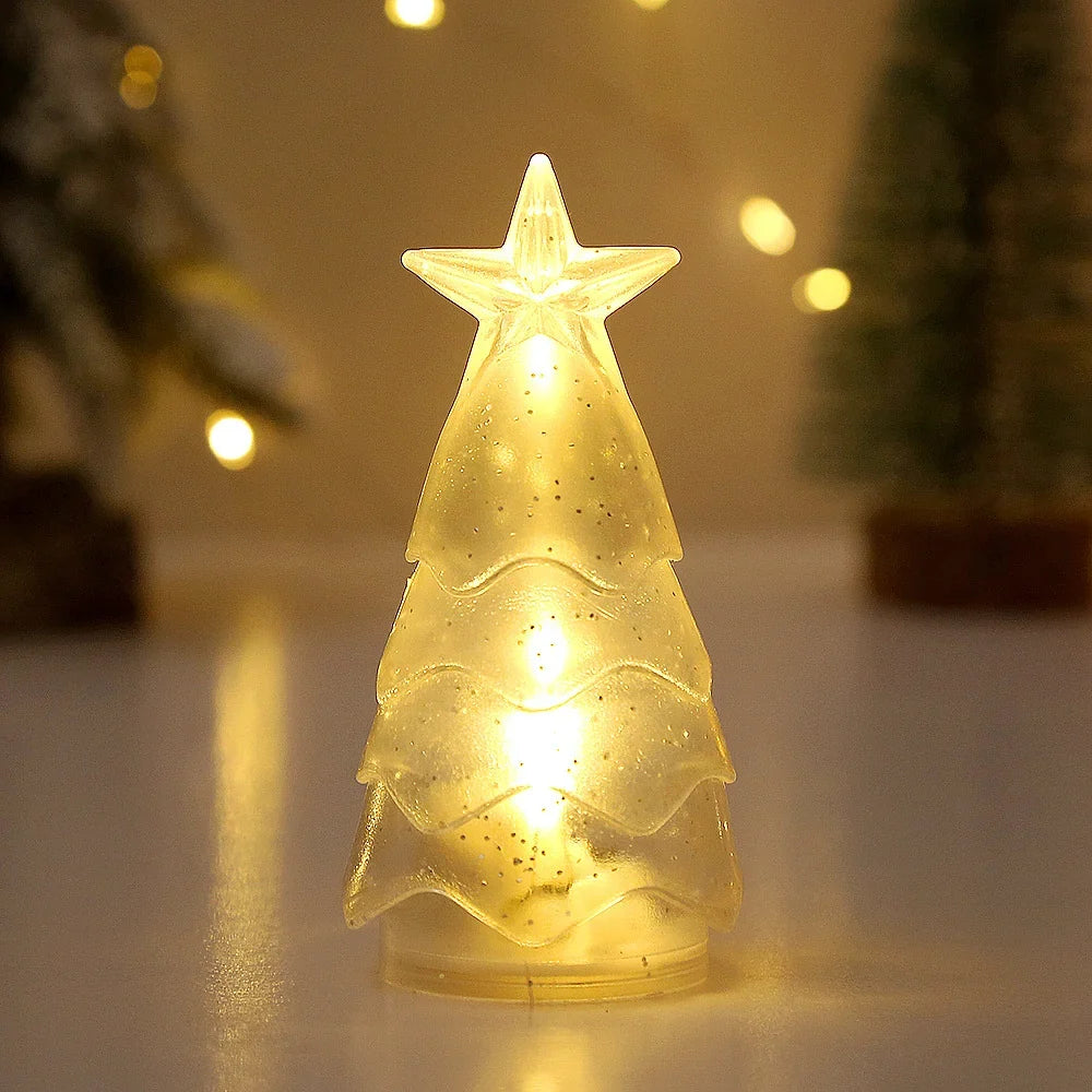Christmas Tree Candle Holder Tealight Compatible & Sparkling Accents