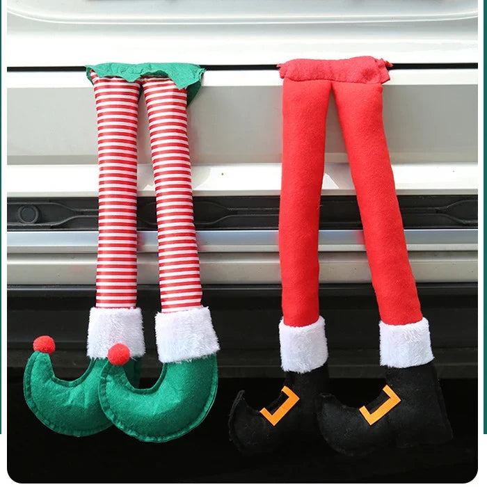 Christmas Tree Decoration Hanging Elf Shoes Durable Fabric