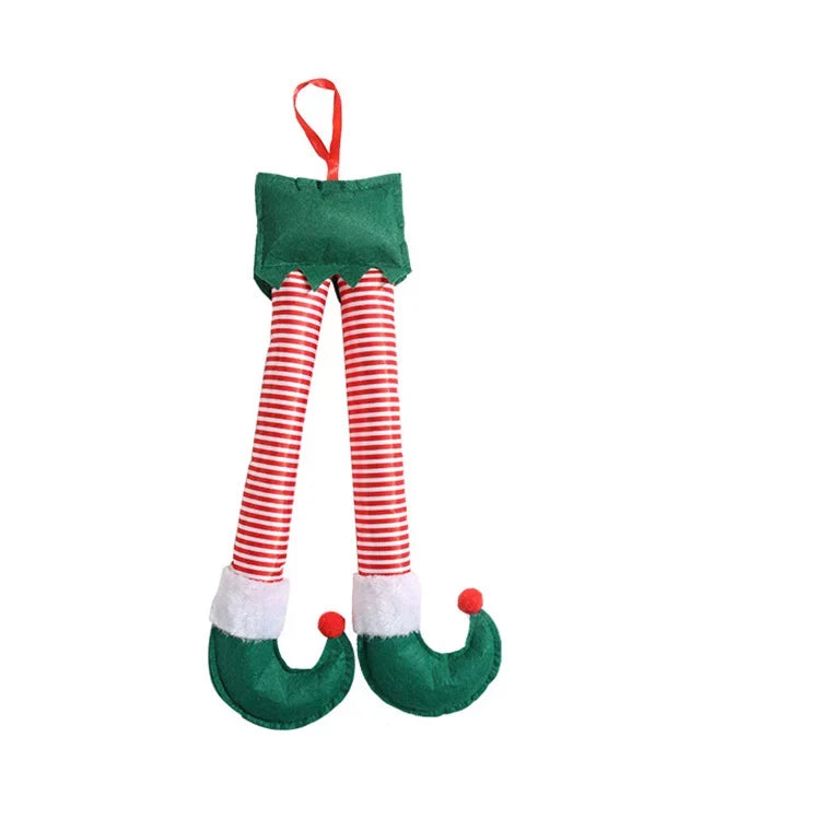 Christmas Tree Decoration Hanging Elf Shoes Durable Fabric