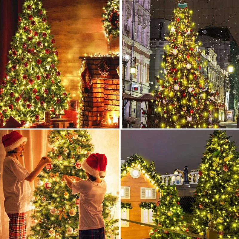 Christmas Tree Lights Cascading LED With Remote Control