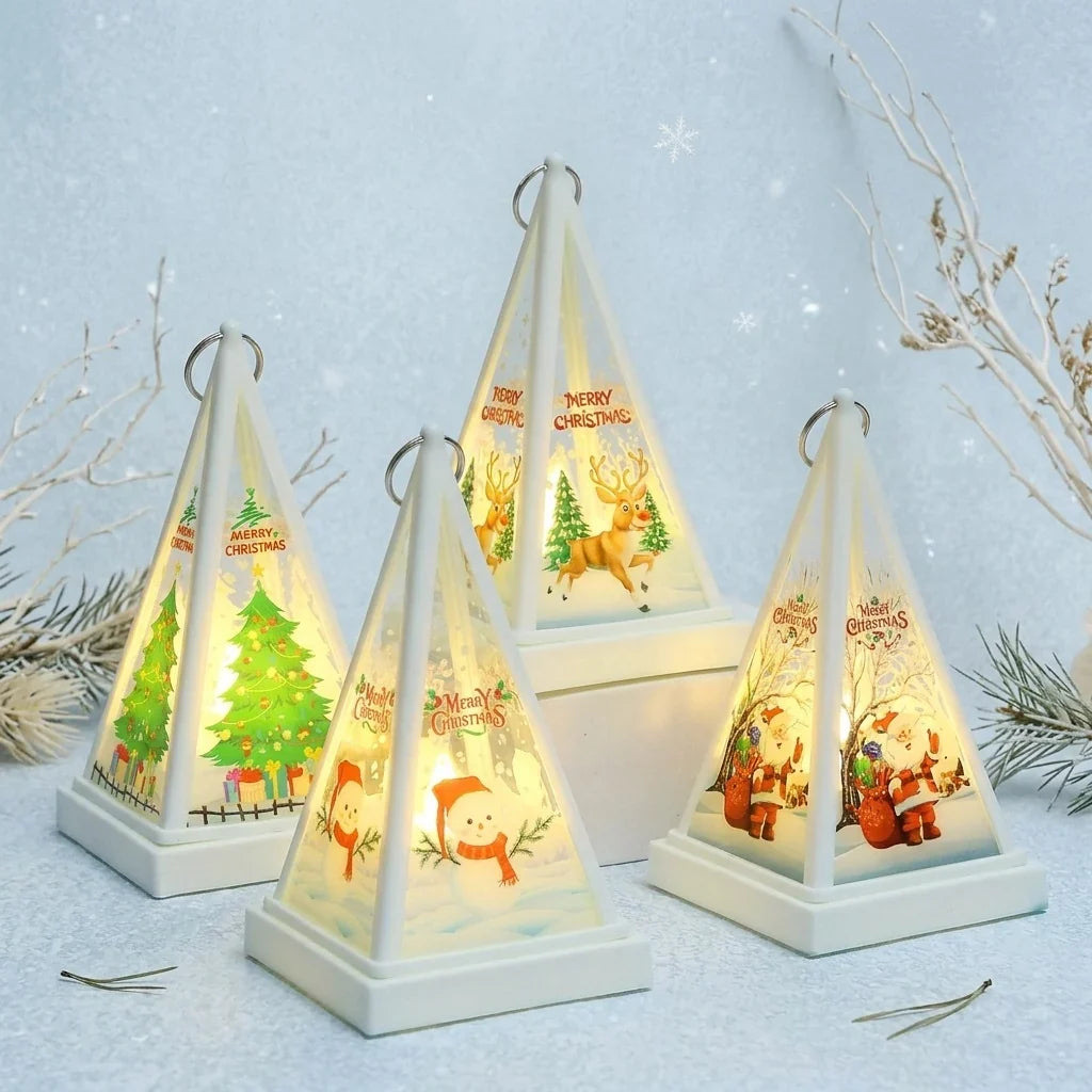 Christmas Tree Lights Tree-Shaped Warm LED