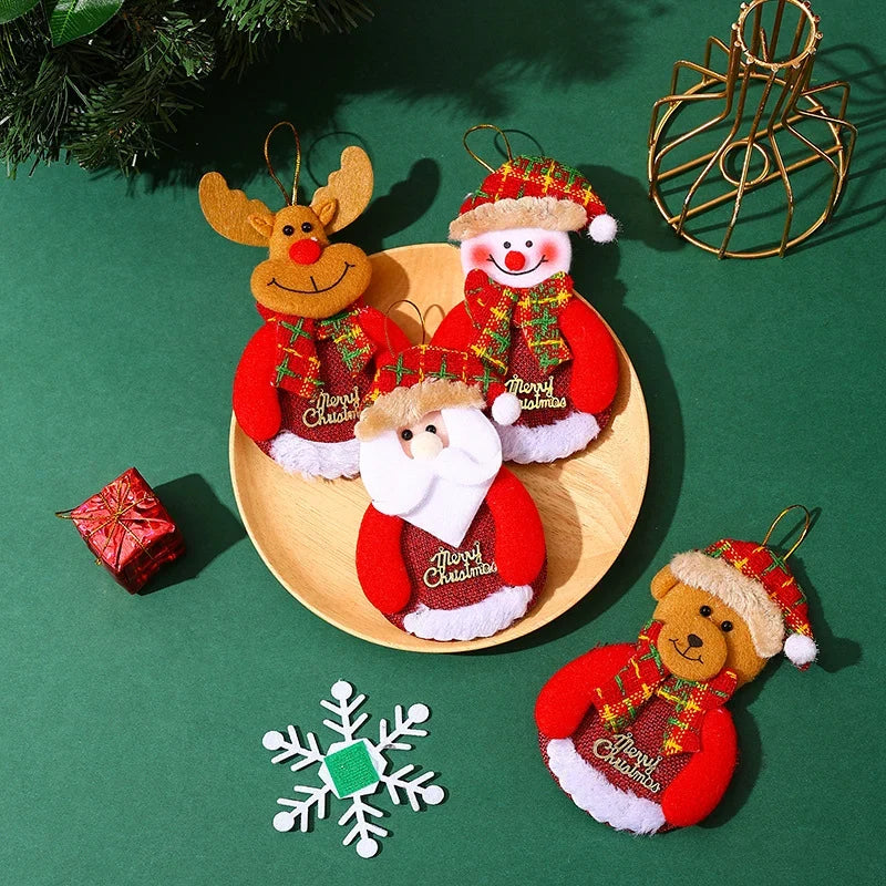Christmas Tree Ornament Felt Reindeer & Hanging Rope
