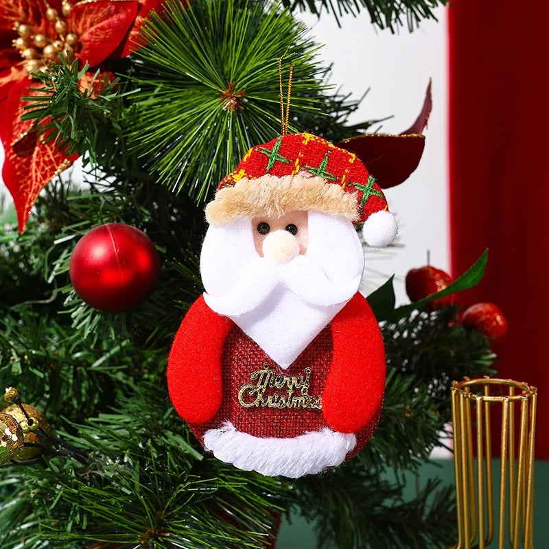 Christmas Tree Ornament Felt Reindeer & Hanging Rope
