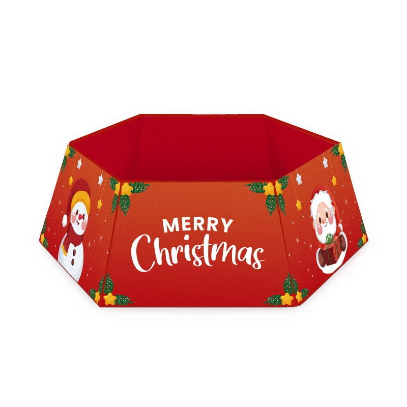 Christmas Tree Skirt Sequin Design Spot Clean Care