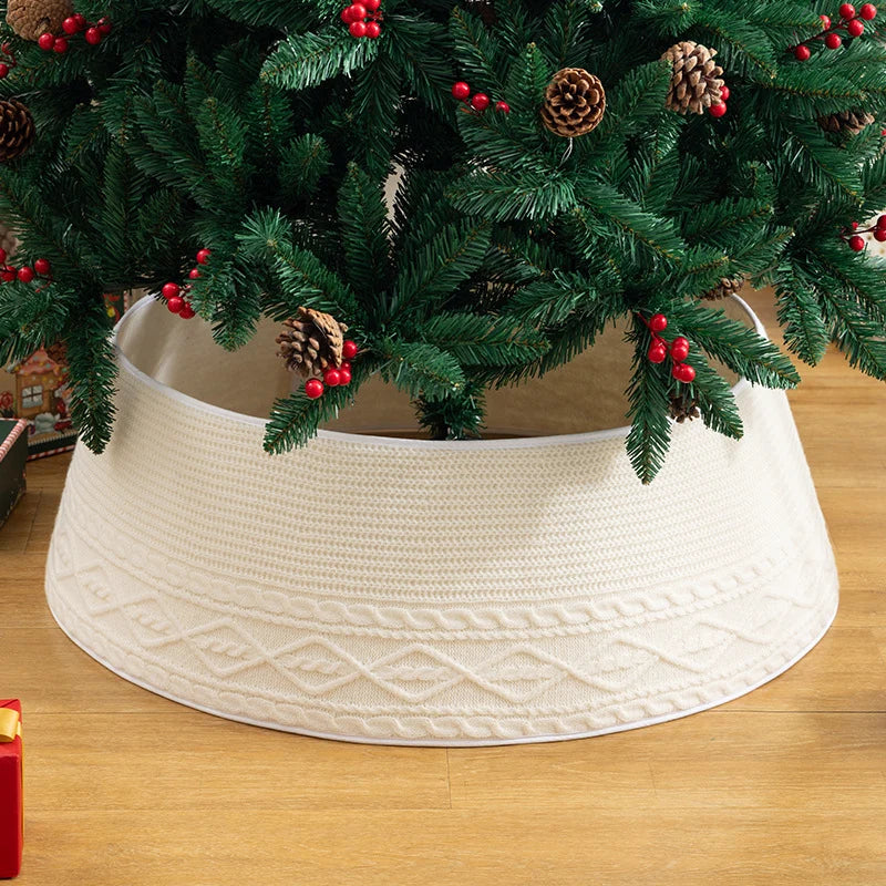 Christmas Tree Skirt Sequin Design Spot Clean Care