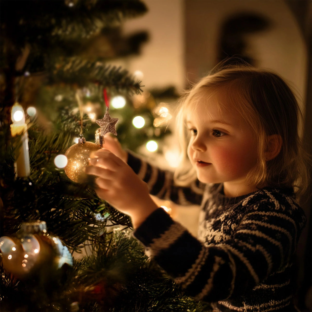 Christmas Tree String Lights 20 LED Candles Warm White