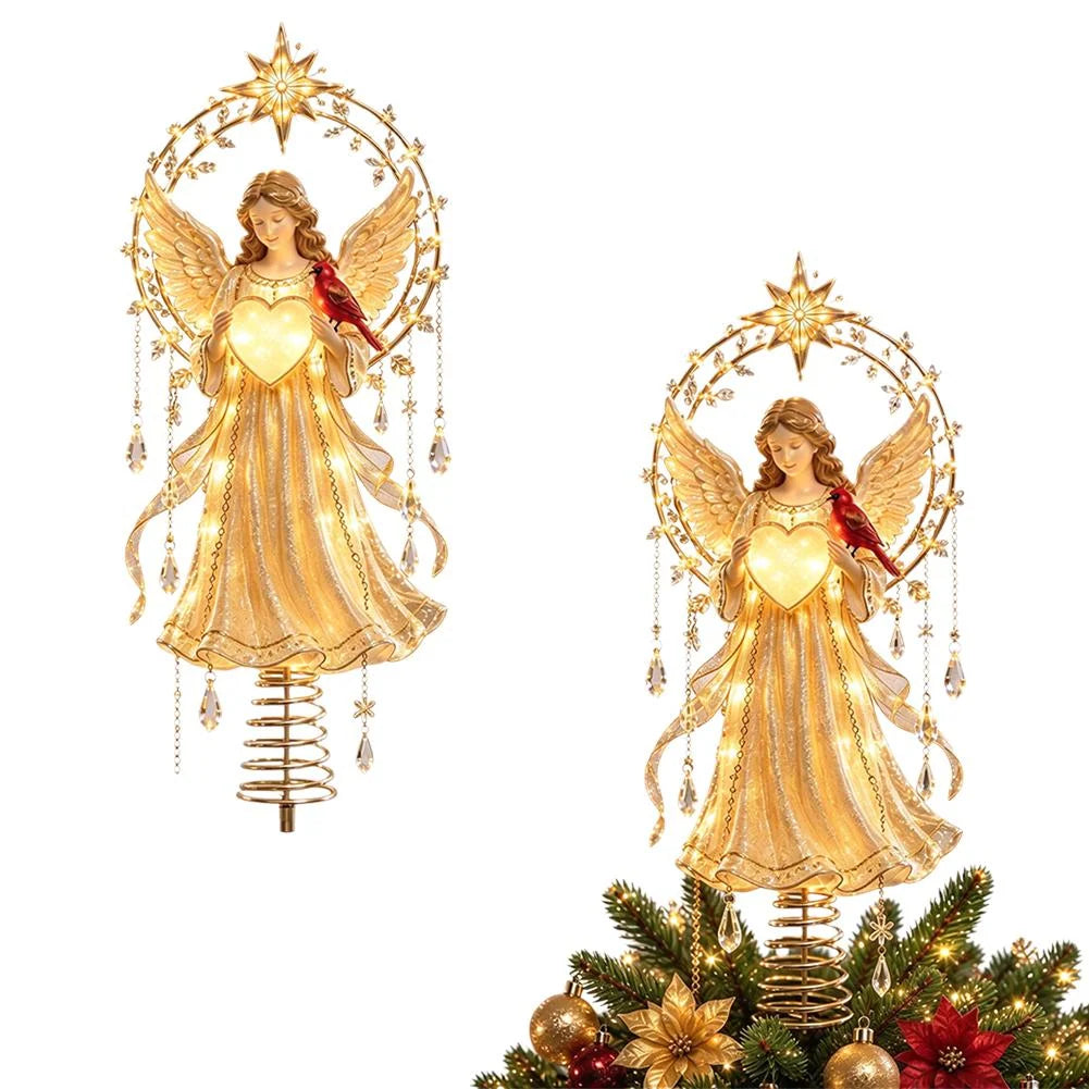 Christmas Tree Topper Lighted Holiday Keepsake Decor