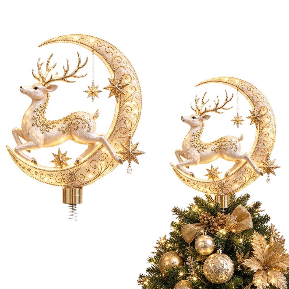 Christmas Tree Topper Lighted Holiday Keepsake Decor