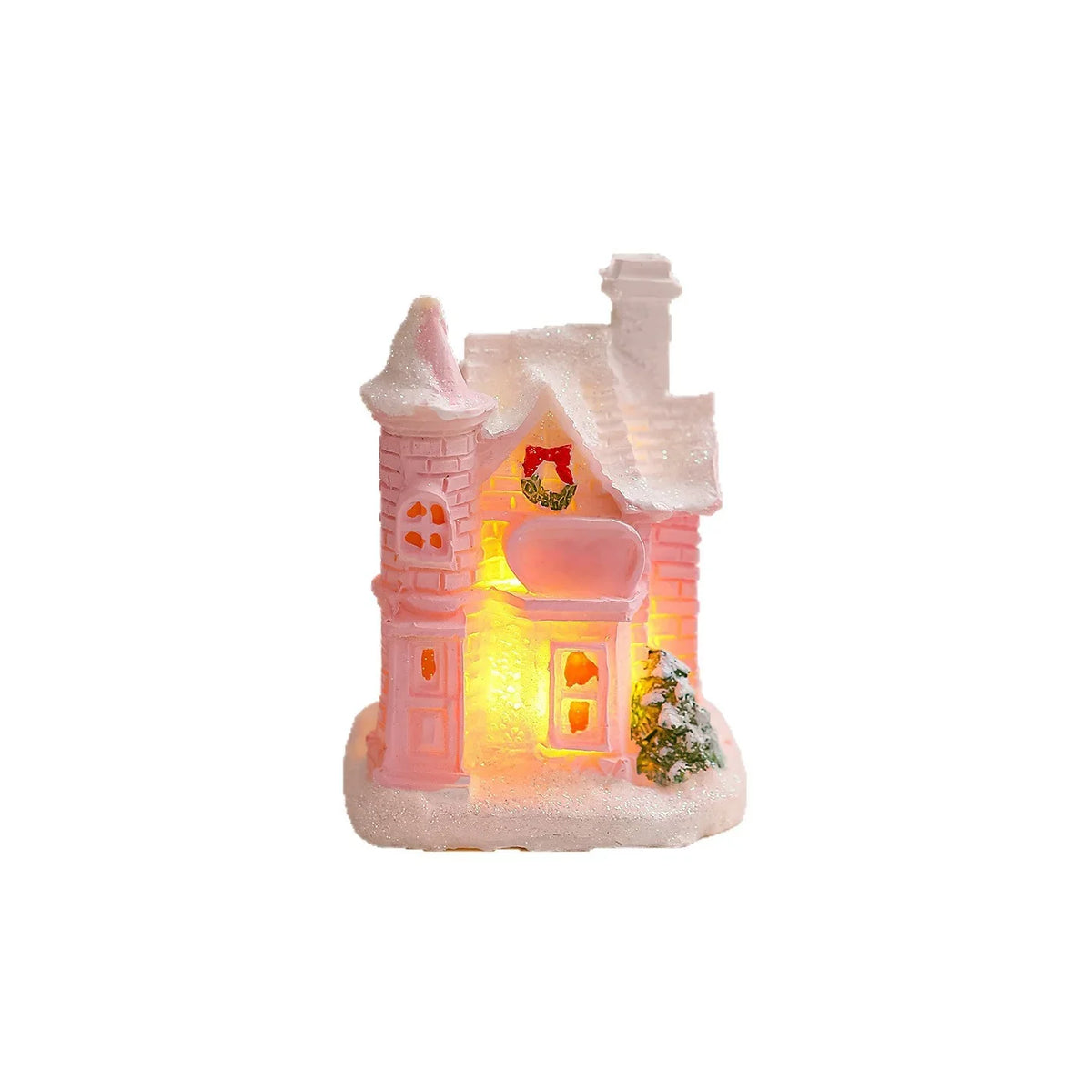 Christmas Village House Tabletop Integrated LED Frosty Finish