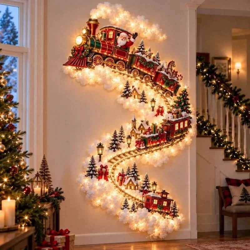 Christmas Wall Light LED Space-Saving Festive Decor