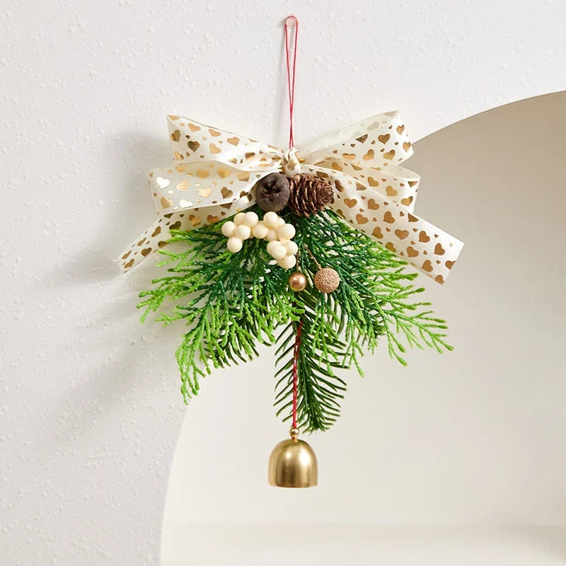 Christmas Wreath Artificial Pine Cones & Berries Weather-Resistant
