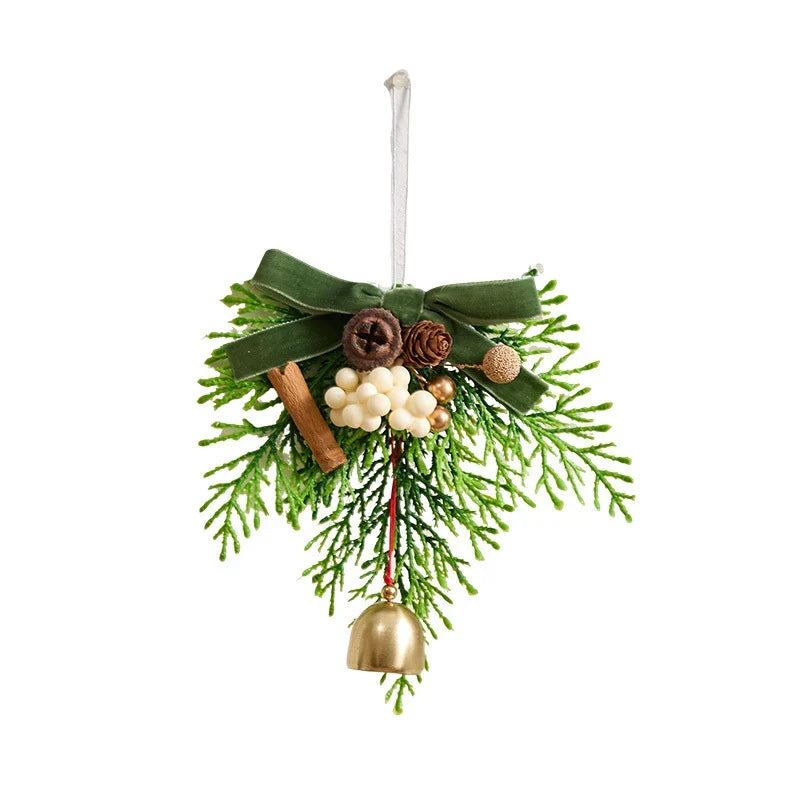 Christmas Wreath Artificial Pine Cones & Berries Weather-Resistant