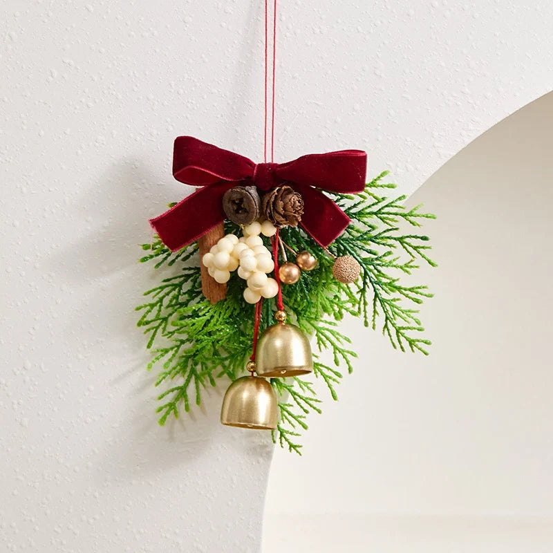 Christmas Wreath Artificial Pine Cones & Berries Weather-Resistant