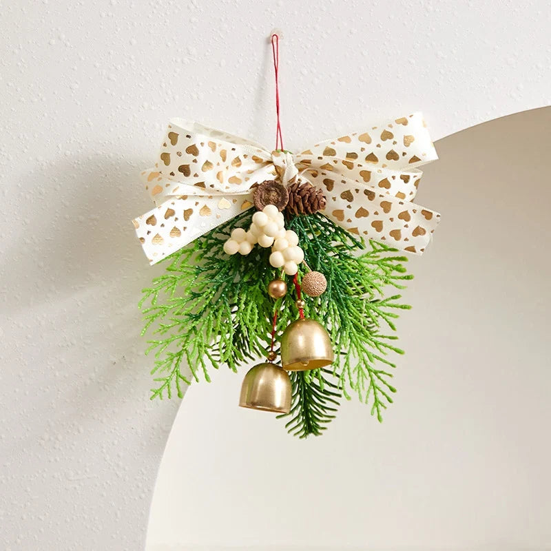 Christmas Wreath Artificial Pine Cones & Berries Weather-Resistant