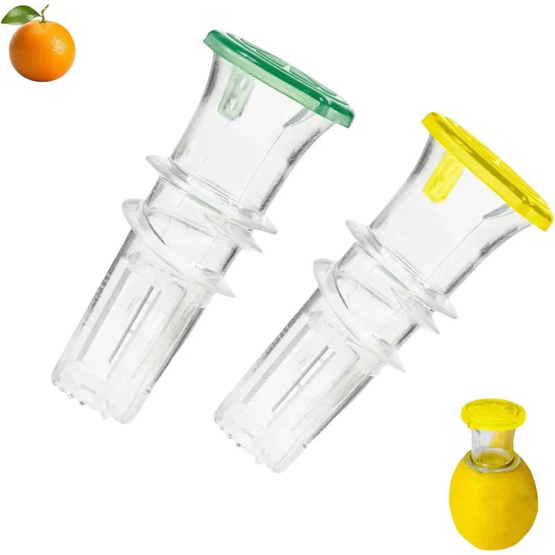 Citrus Juicer Manual Spiral Press Built-In Seed Filter Leak-Proof Lid