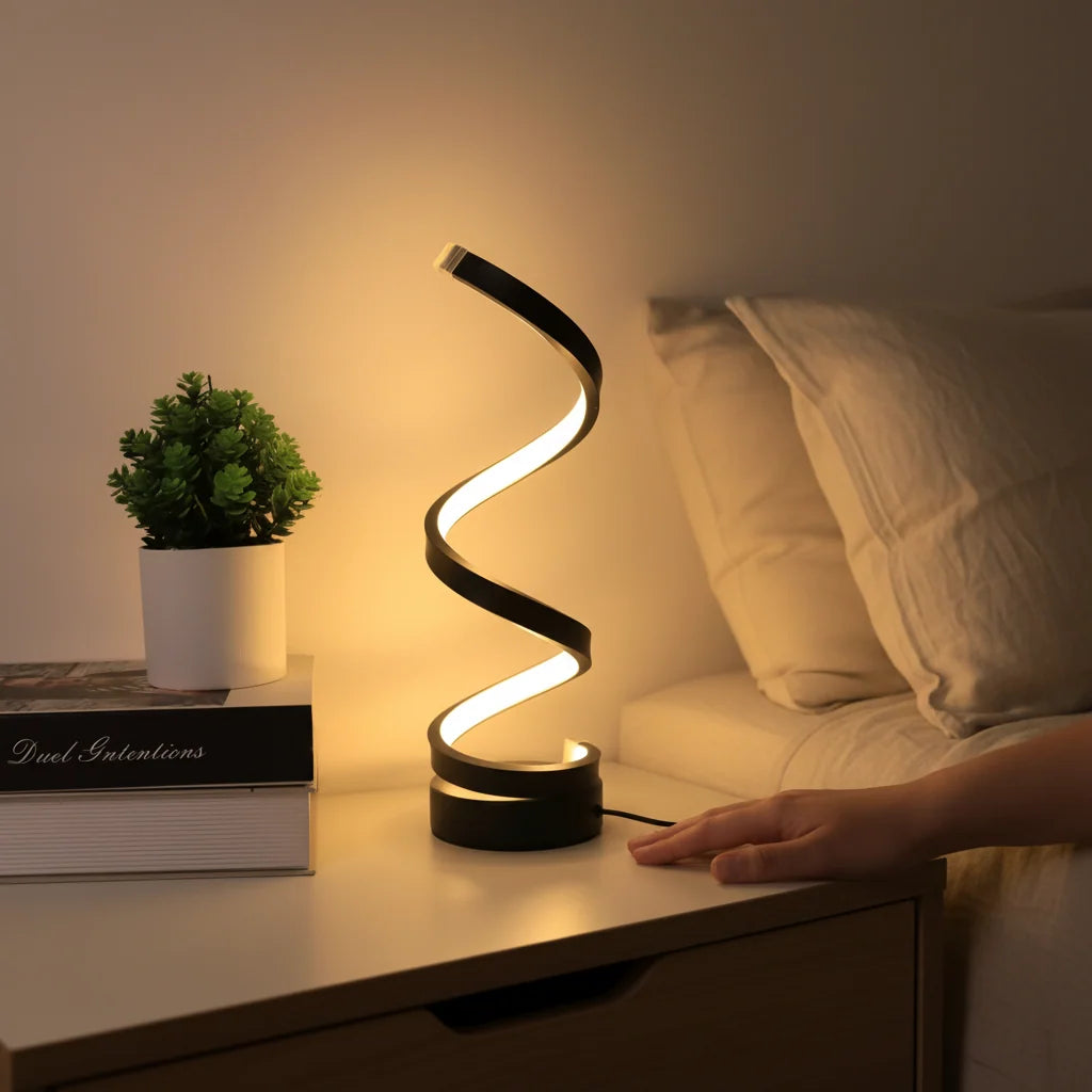 Clamp Desk Lamp Adjustable Articulating Arm Integrated LED