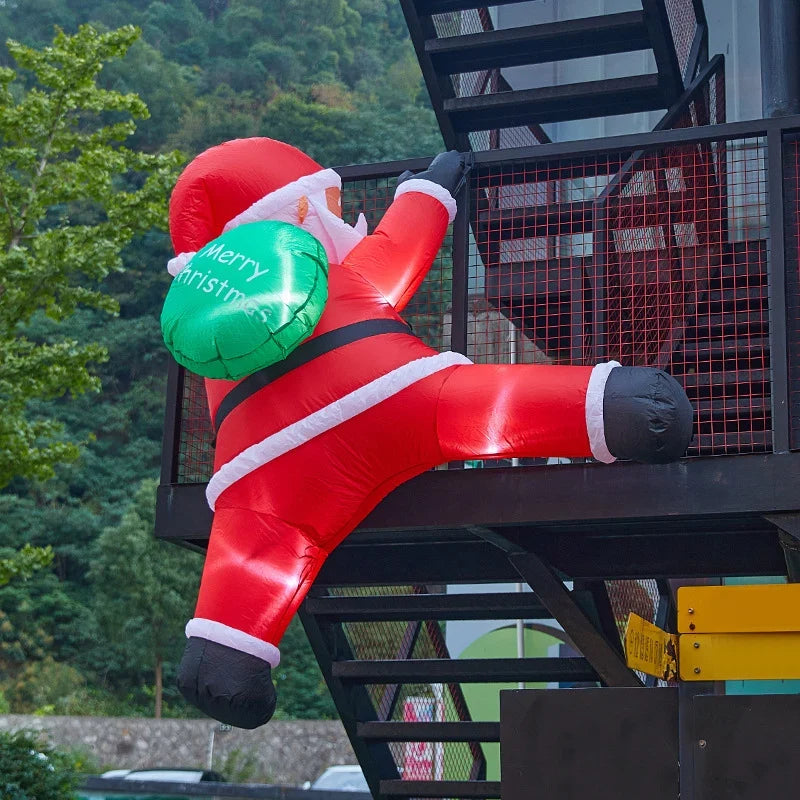 Climbing Santa Decoration LED Lights Indoor & Outdoor